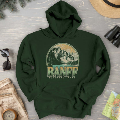 Banff National Park Groovy Screenprint Hoodie