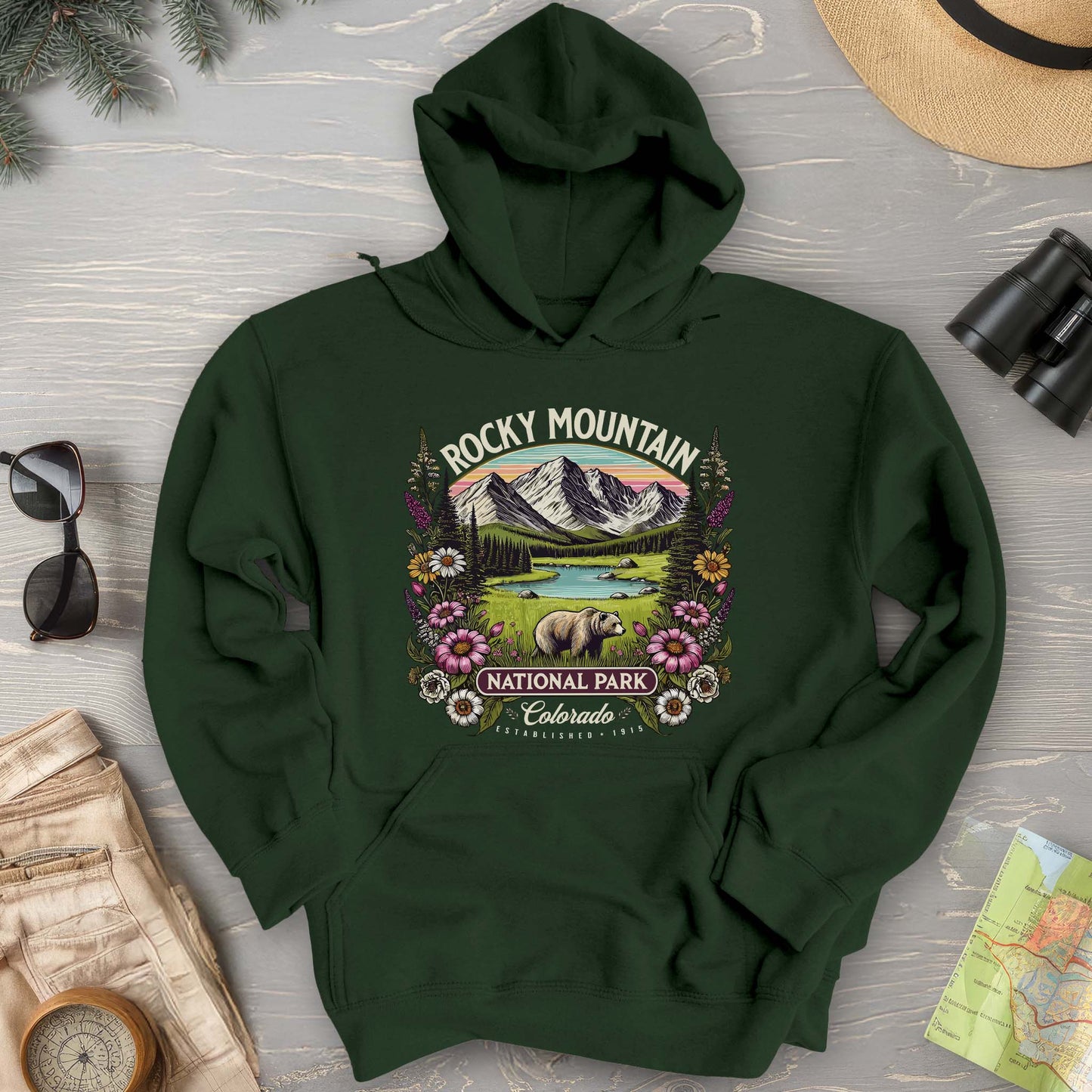Rocky Mountain National Park "Wildflower" Hoodie