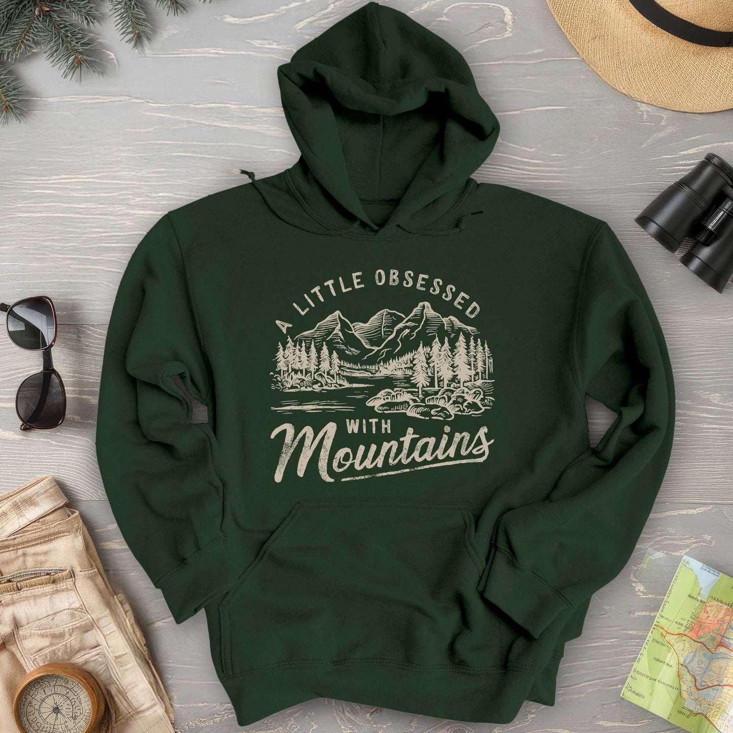 "A Little Obsessed with Mountains" Hoodie