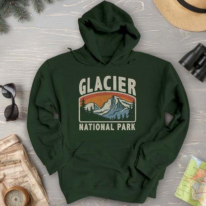 Glacier National Park "Vintage Mountain" Hoodie
