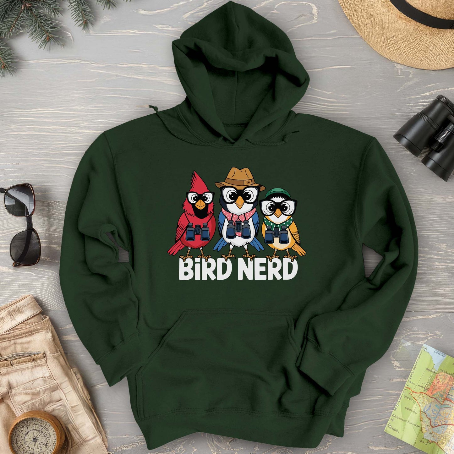 Bird Nerd "Birding Birds" Hoodie