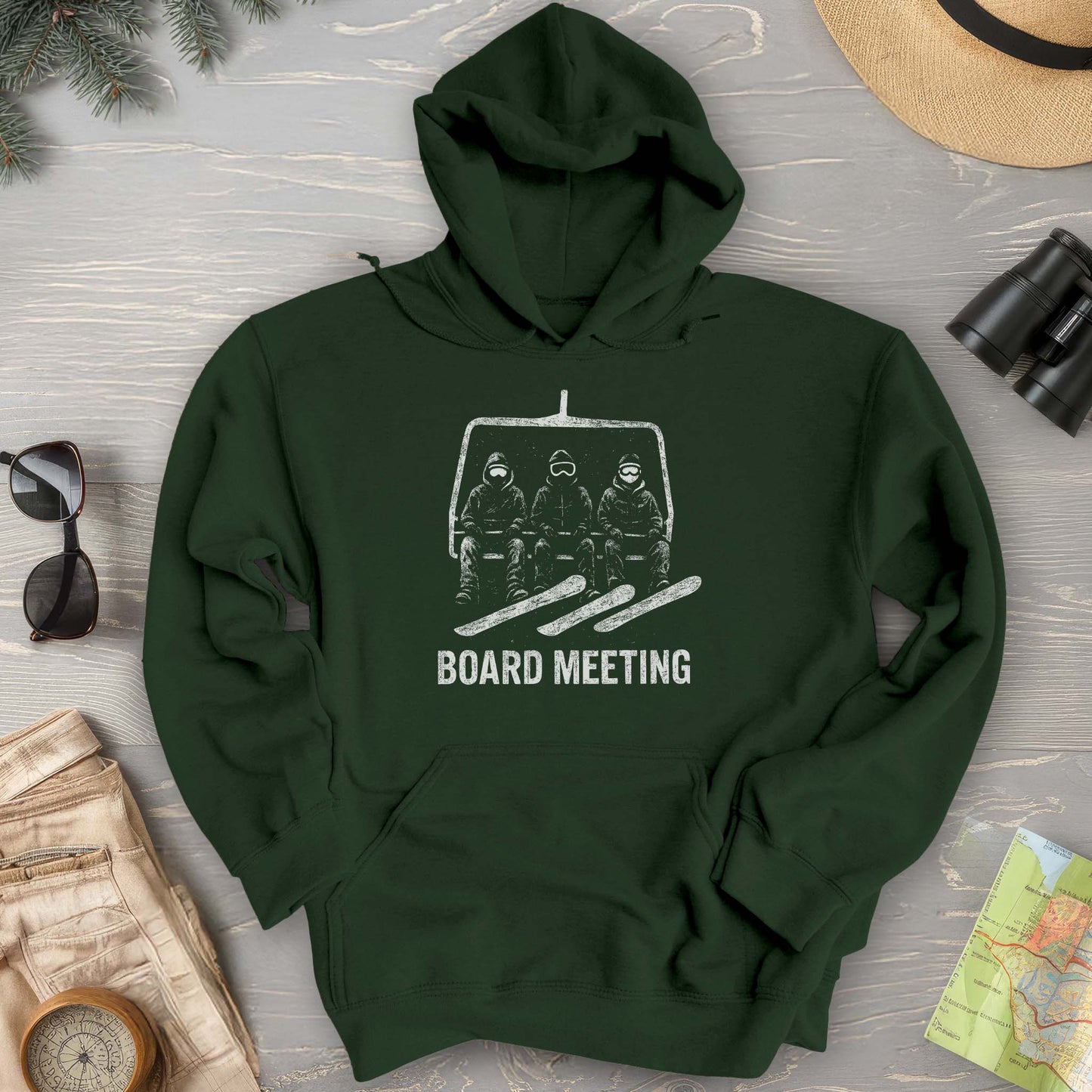 Snowboard "Board Meeting" Hoodie