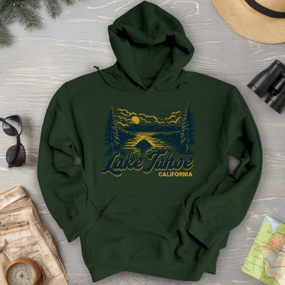 Lake Tahoe Emerald Bay Sketch Hoodie
