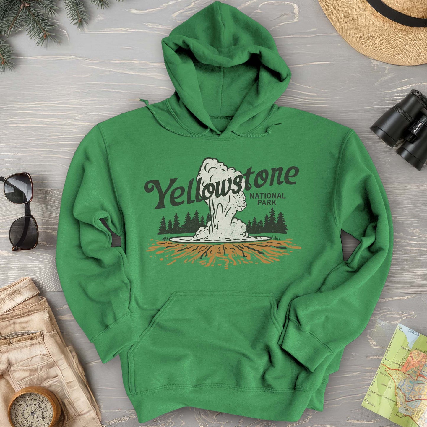 Yellowstone National Park "Old Faithful" Hoodie