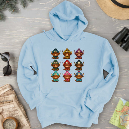 Tartan Highland Cows Hoodie