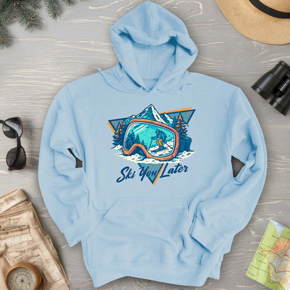 Ski You Later Retro 1980's Hoodie