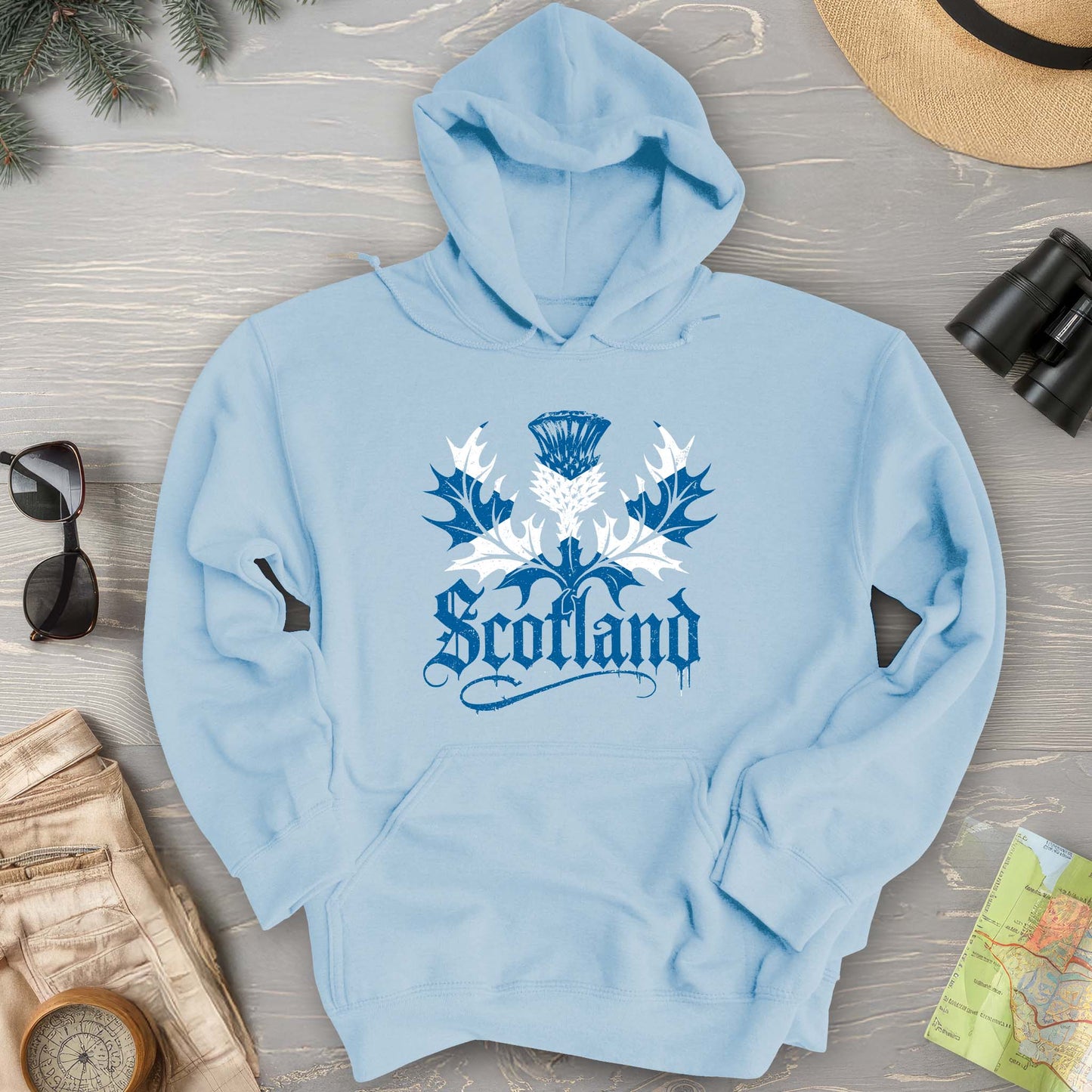 Scotland Gothic Thistle Hoodie