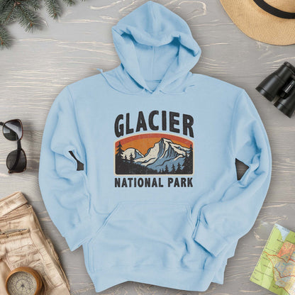 Glacier National Park "Vintage Mountain" Hoodie