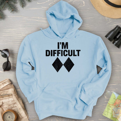 I'm Difficult "Black Diamond" Ski Hoodie