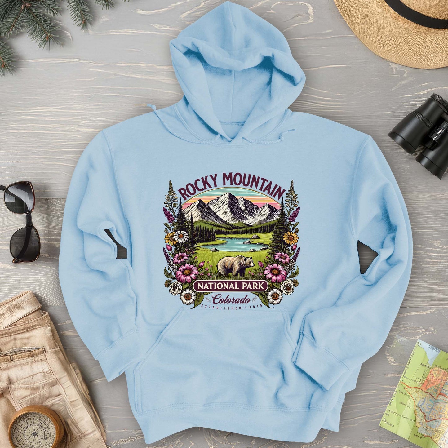 Rocky Mountain National Park "Wildflower" Hoodie
