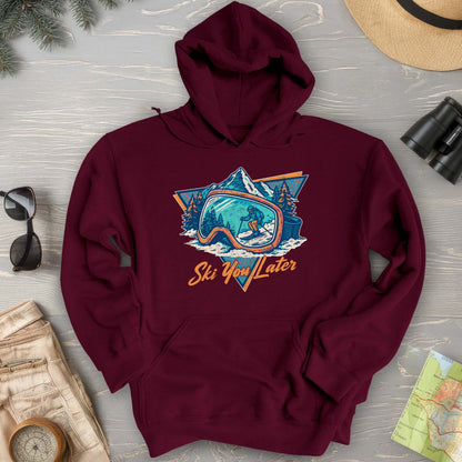 Ski You Later Retro 1980's Hoodie