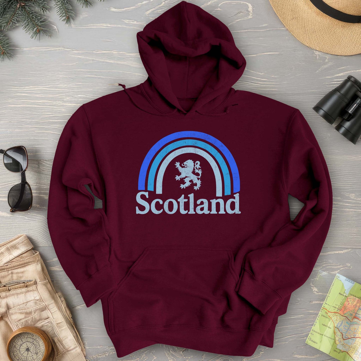Scotland Rainbow Lion Hoodie