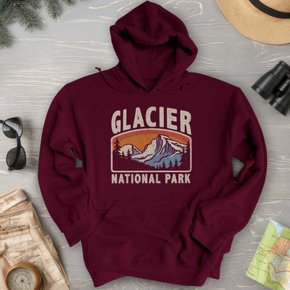 Glacier National Park "Vintage Mountain" Hoodie
