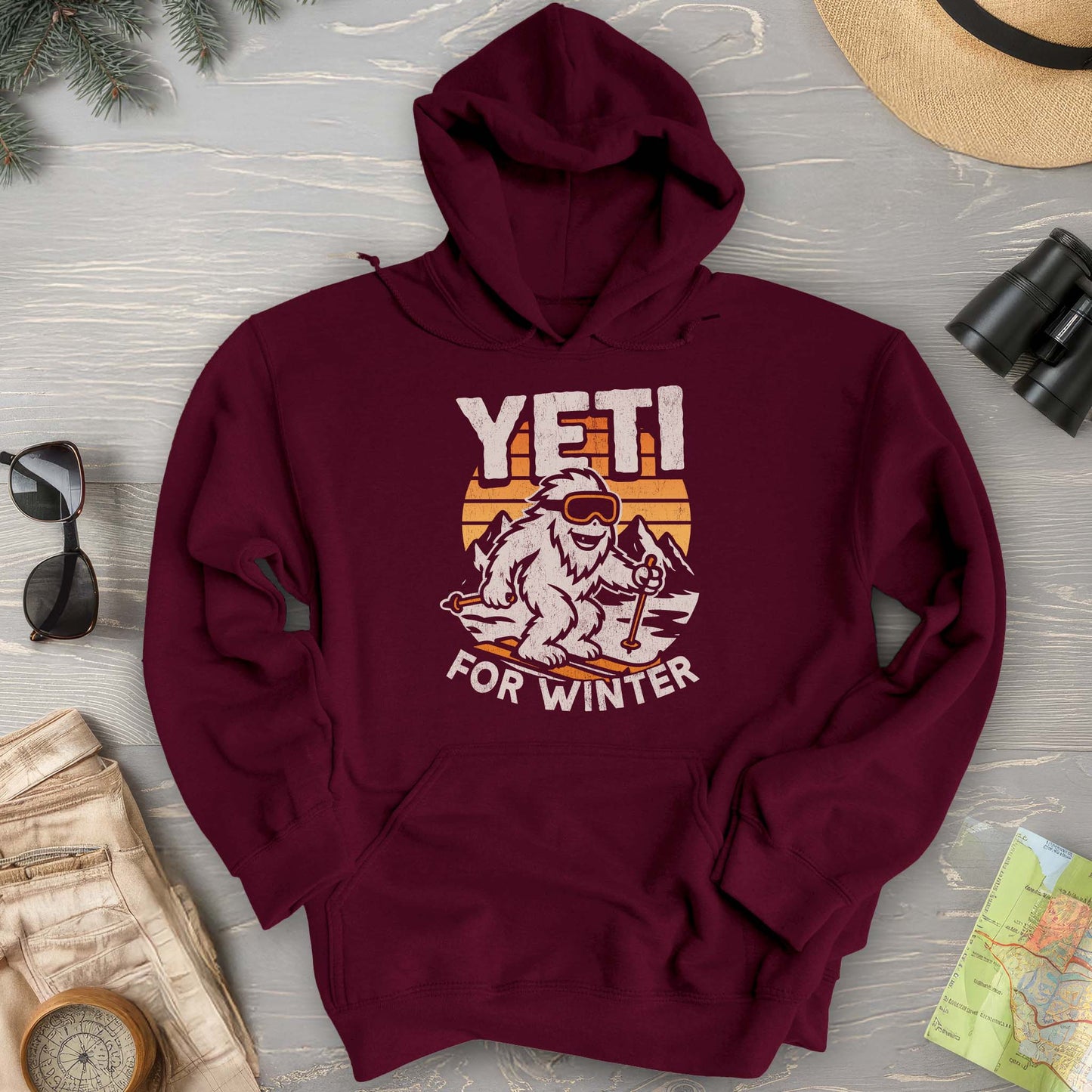 Yeti for Winter Hoodie