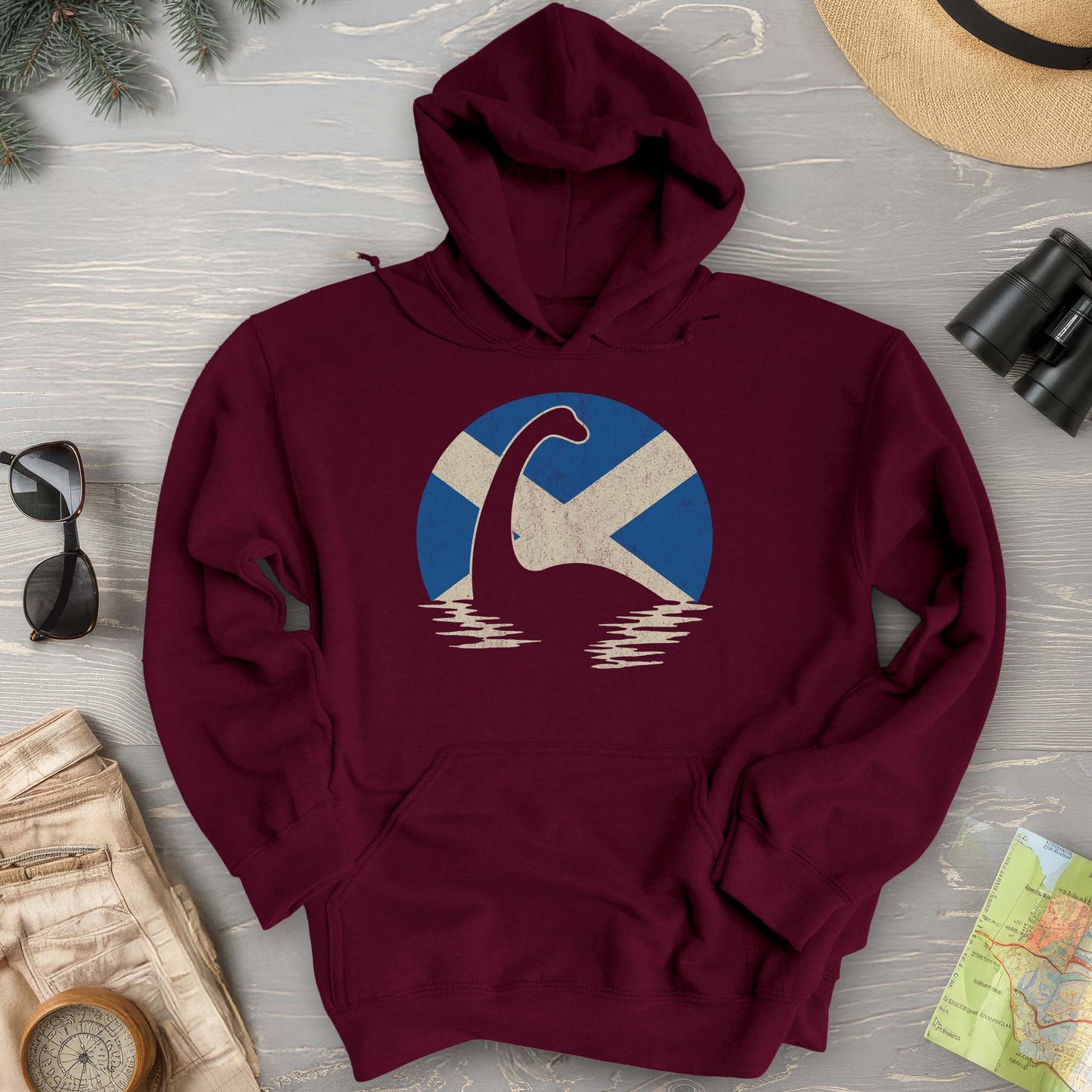 Scotland Loch Ness Flag Hoodie