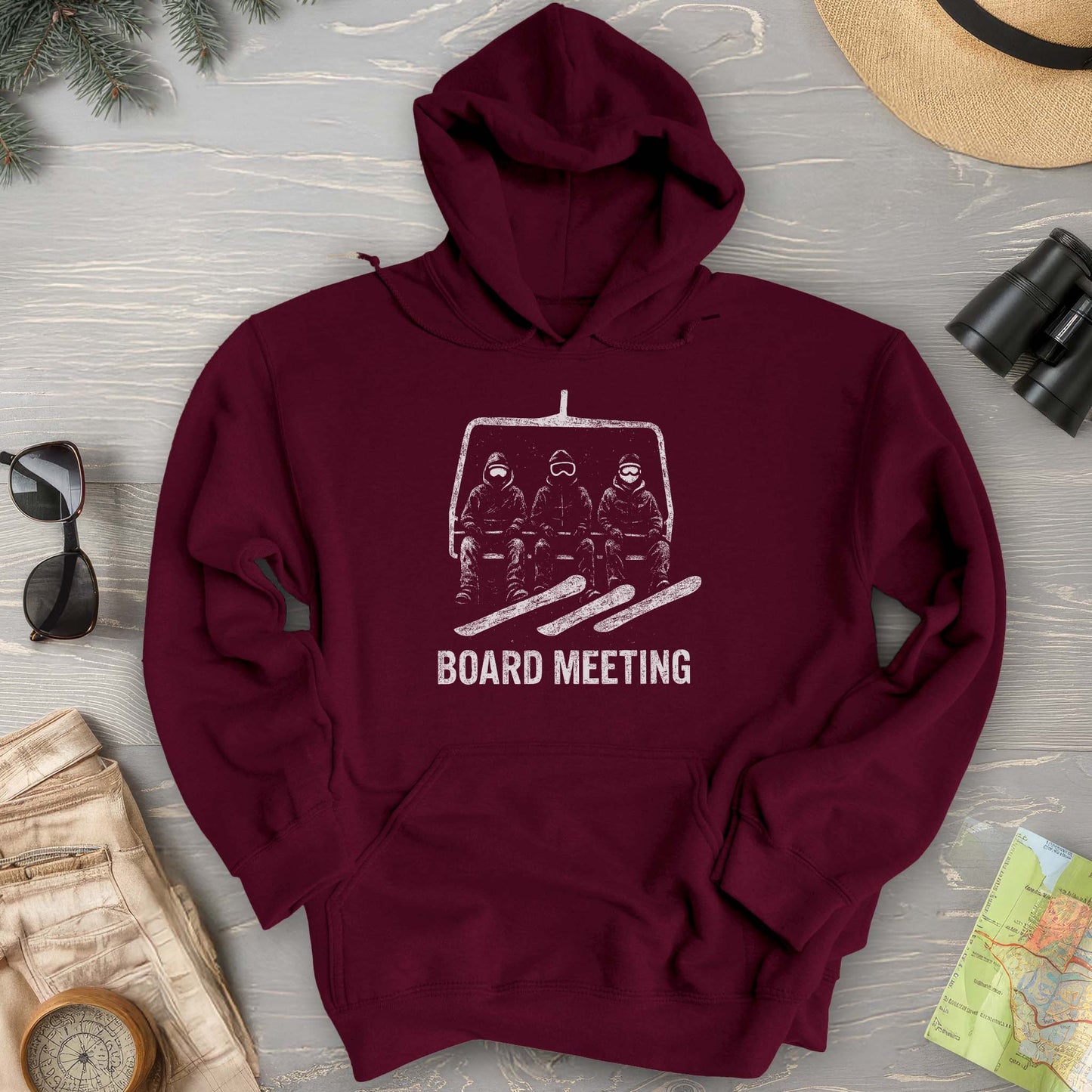 Snowboard "Board Meeting" Hoodie