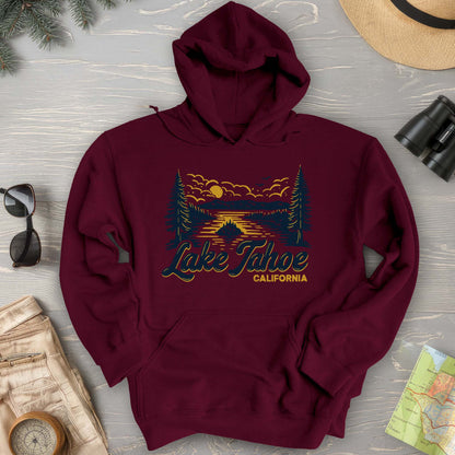 Lake Tahoe Emerald Bay Sketch Hoodie