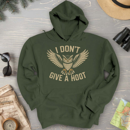 I Don't Give a Hoot "Vintage Owl" Hoodie