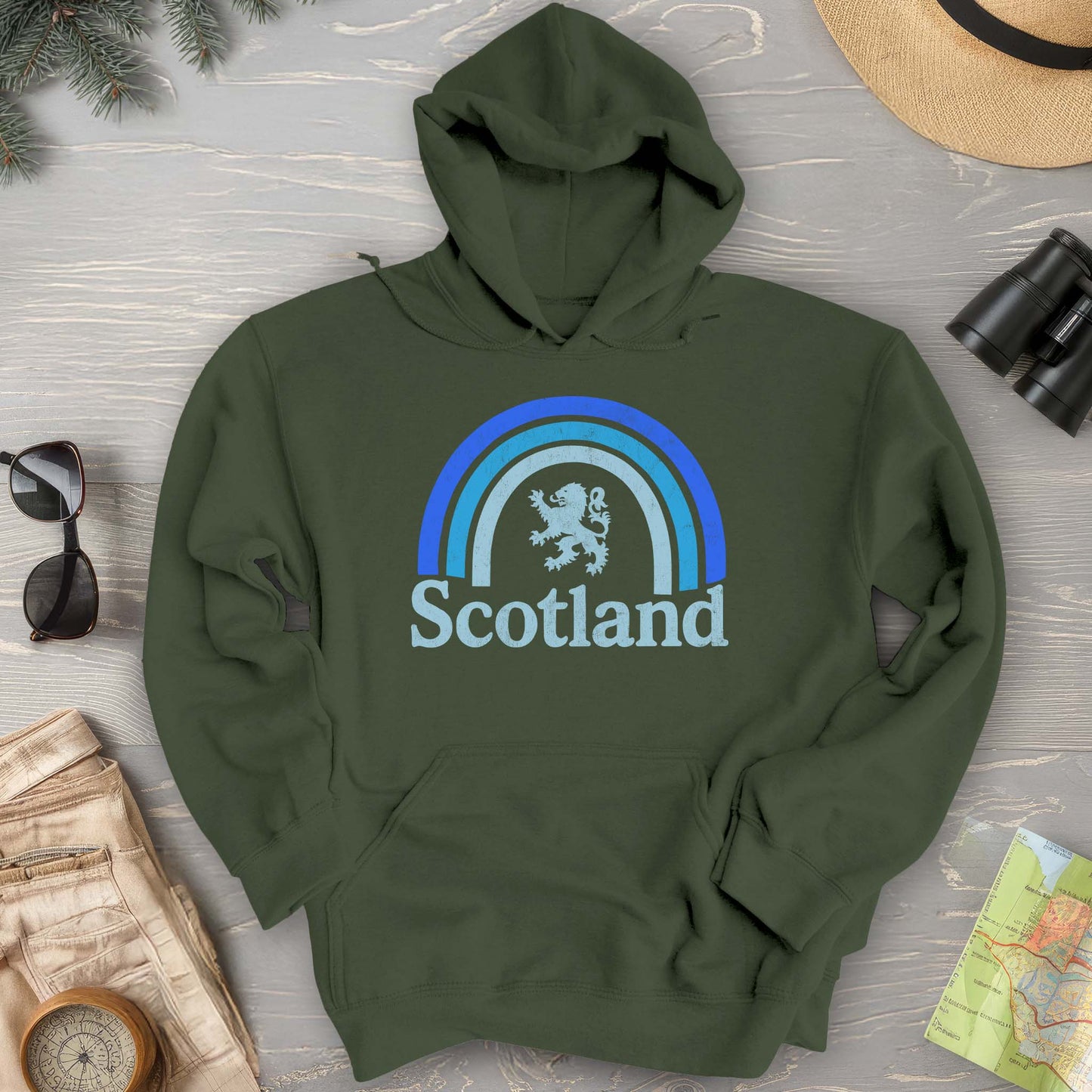 Scotland Rainbow Lion Hoodie