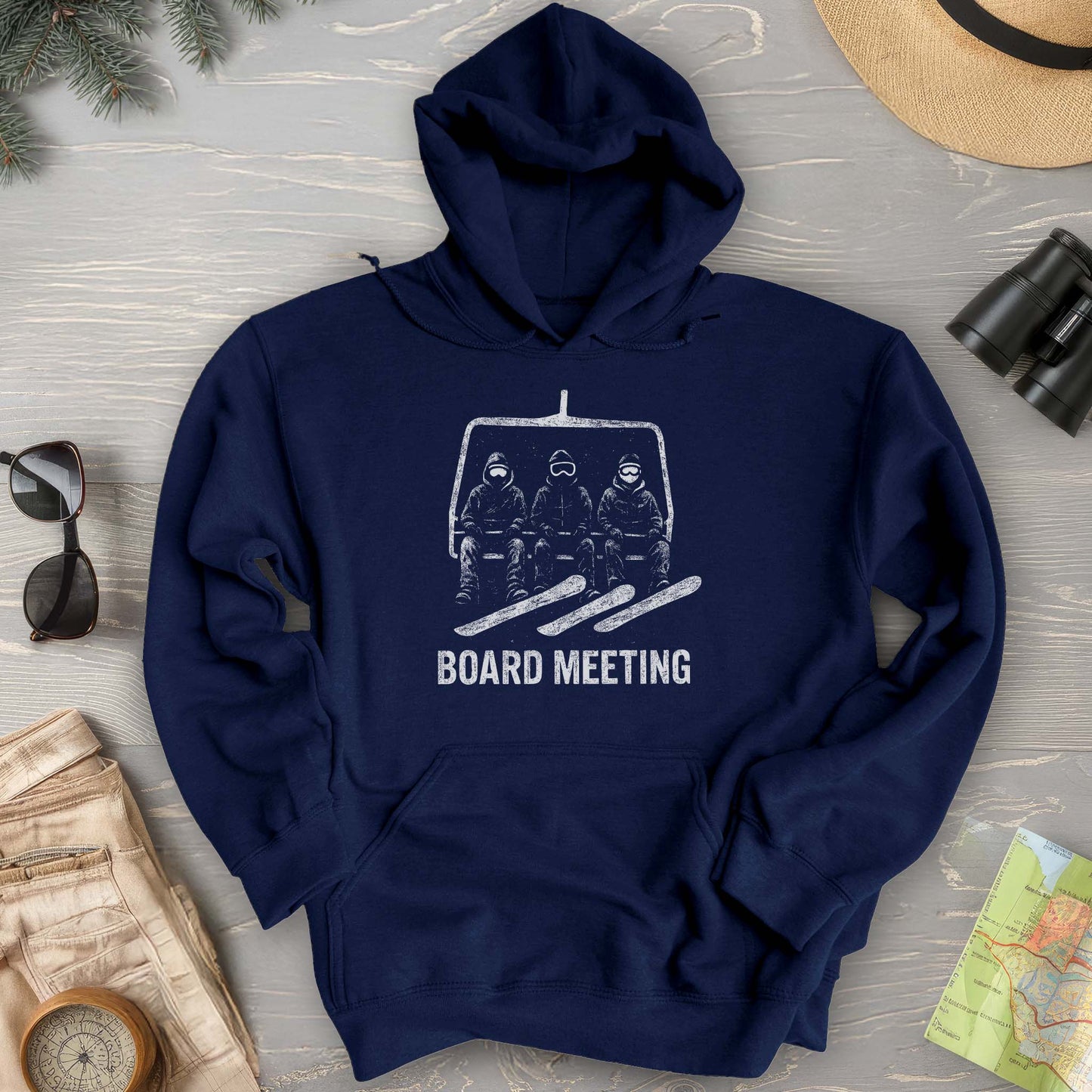 Snowboard "Board Meeting" Hoodie