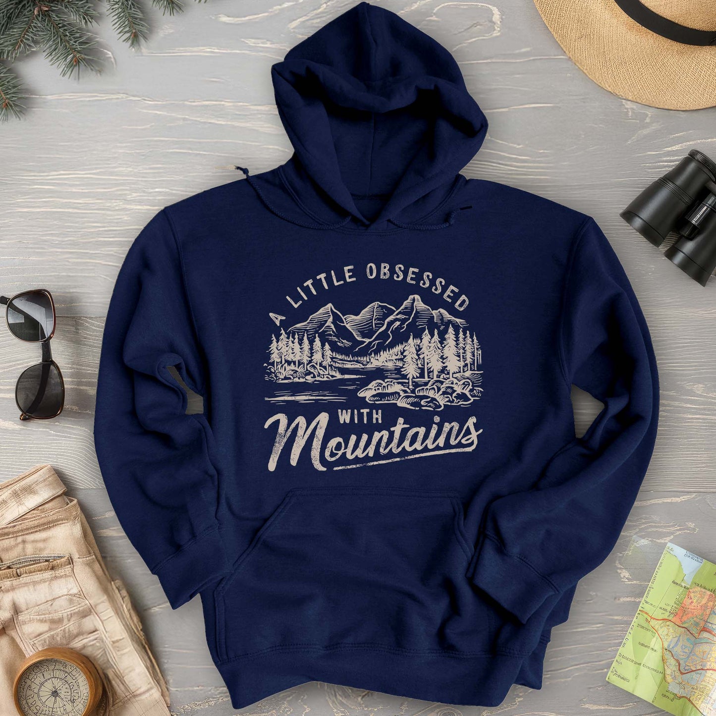 "A Little Obsessed with Mountains" Hoodie