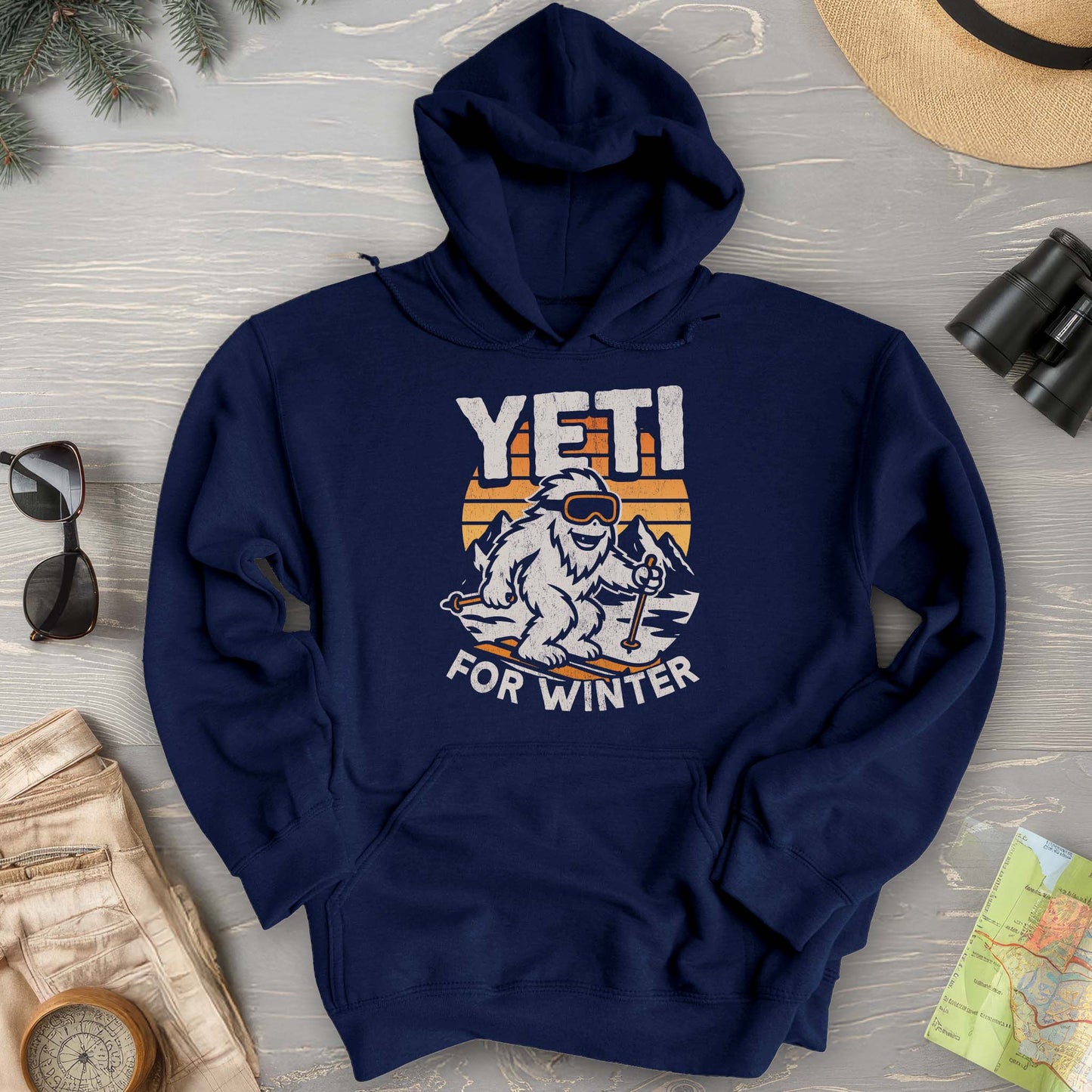 Yeti for Winter Hoodie