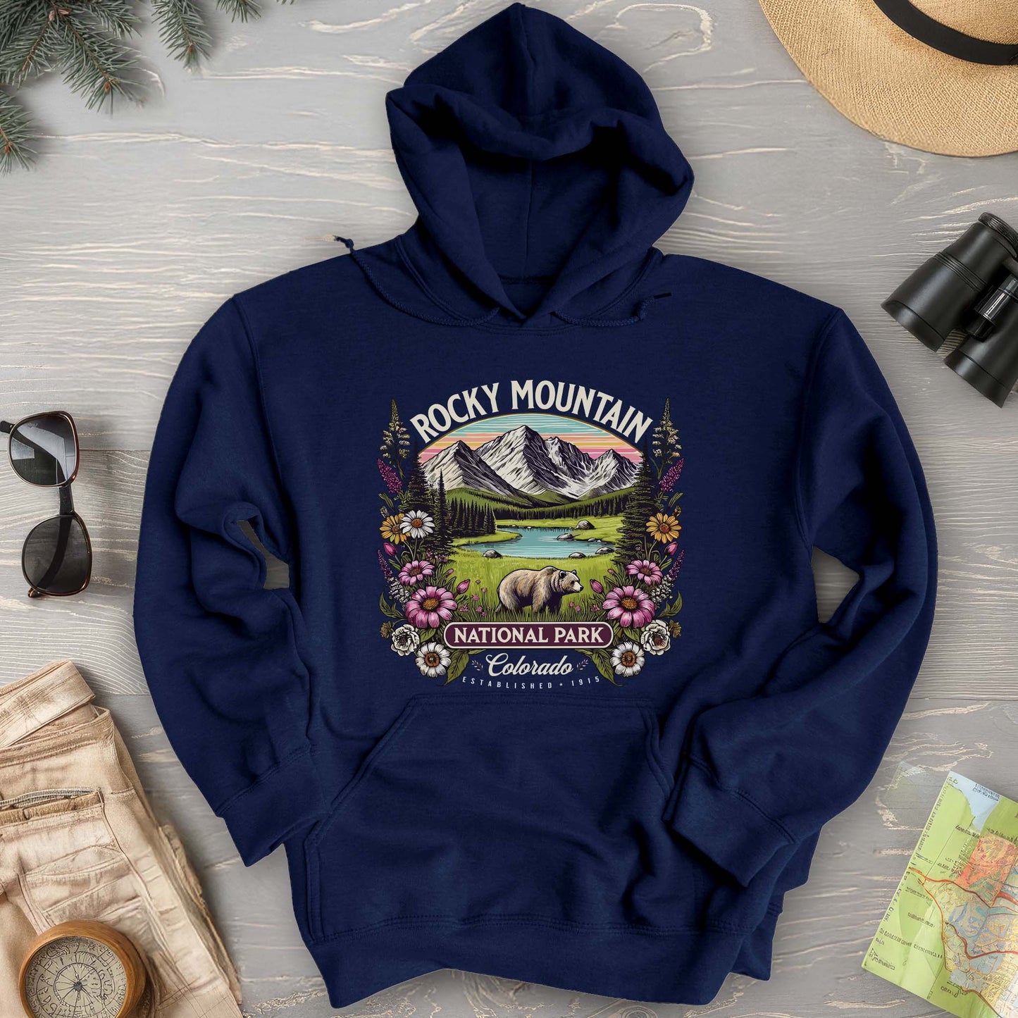 Rocky Mountain National Park "Wildflower" Hoodie