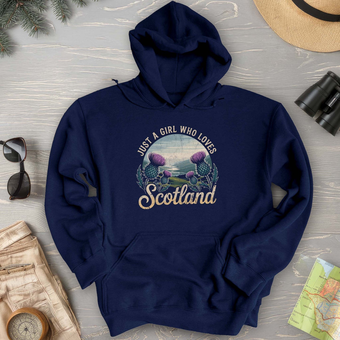 Just a Girl Who Loves Scotland Hoodie