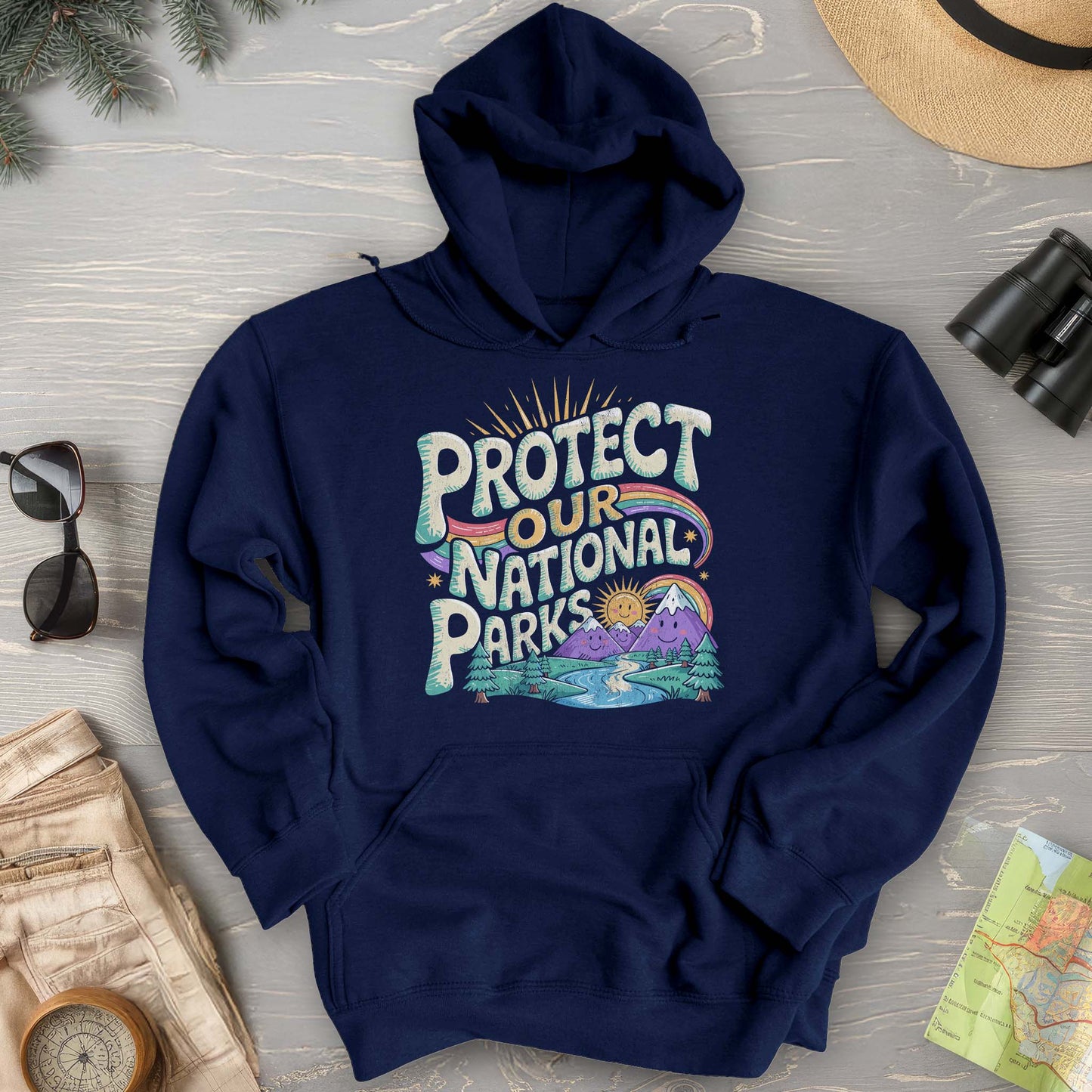 Protect our Parks "Happy Hippie" Hoodie