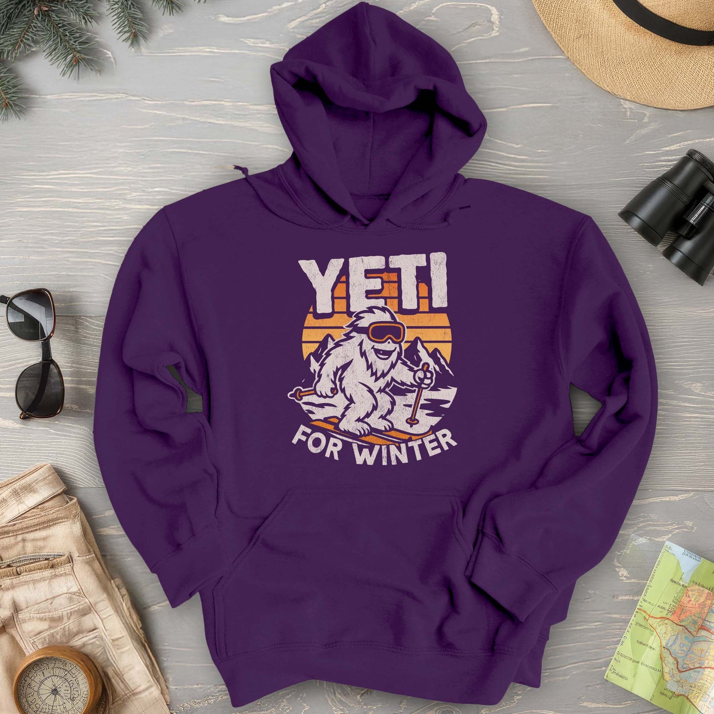 Yeti for Winter Hoodie