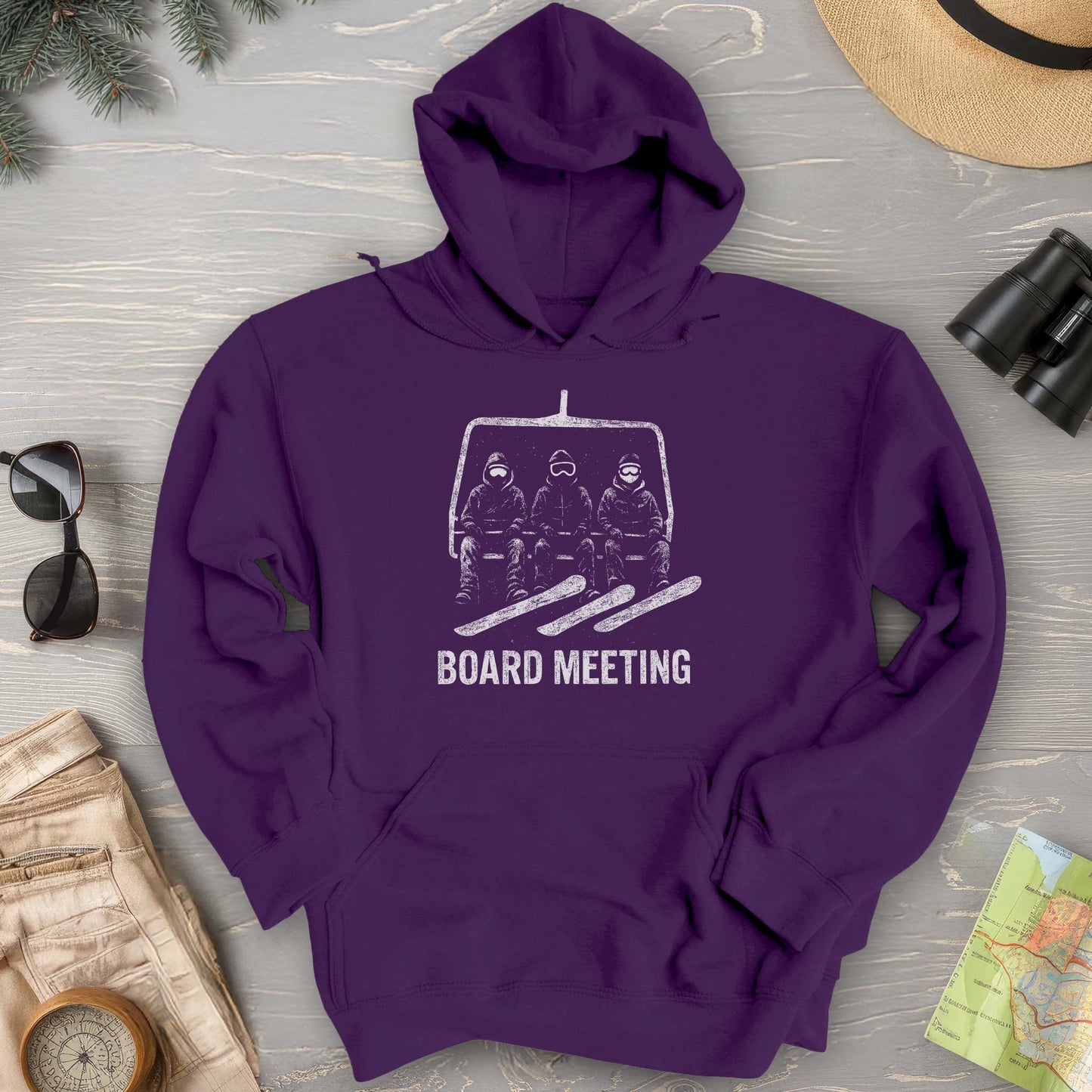 Snowboard "Board Meeting" Hoodie