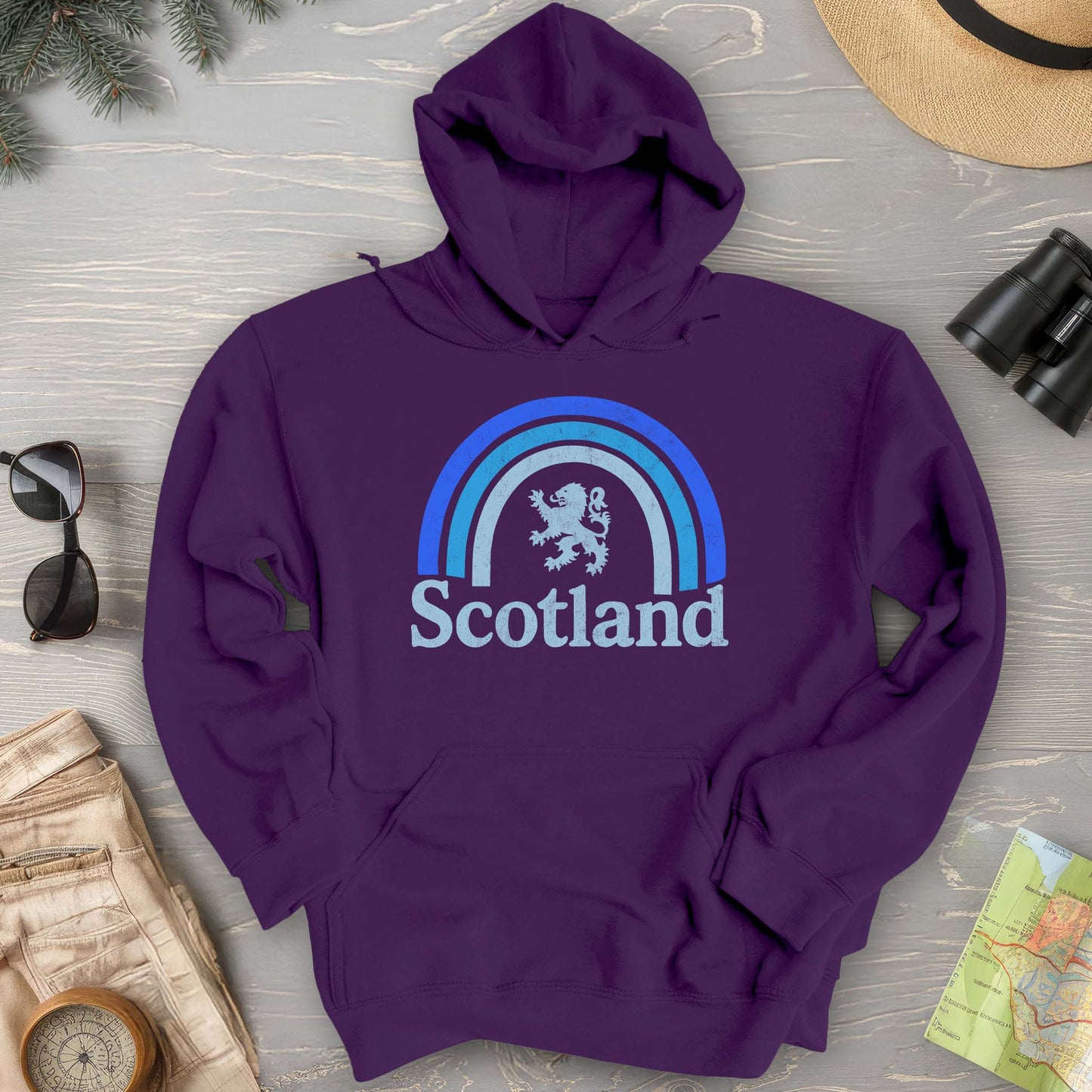 Scotland Rainbow Lion Hoodie