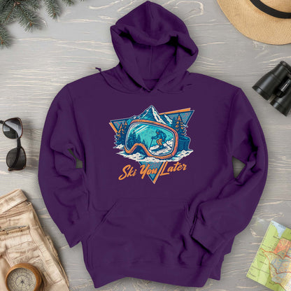 Ski You Later Retro 1980's Hoodie