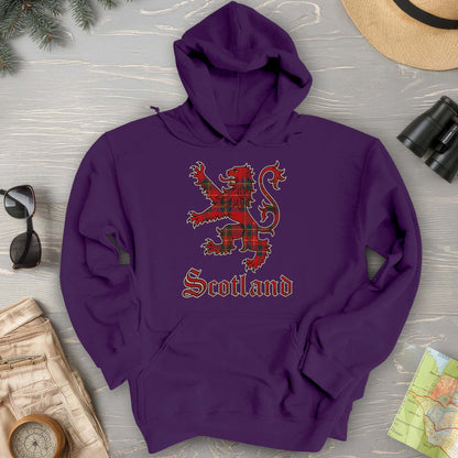 Scotland Tartan Lion Hoodie