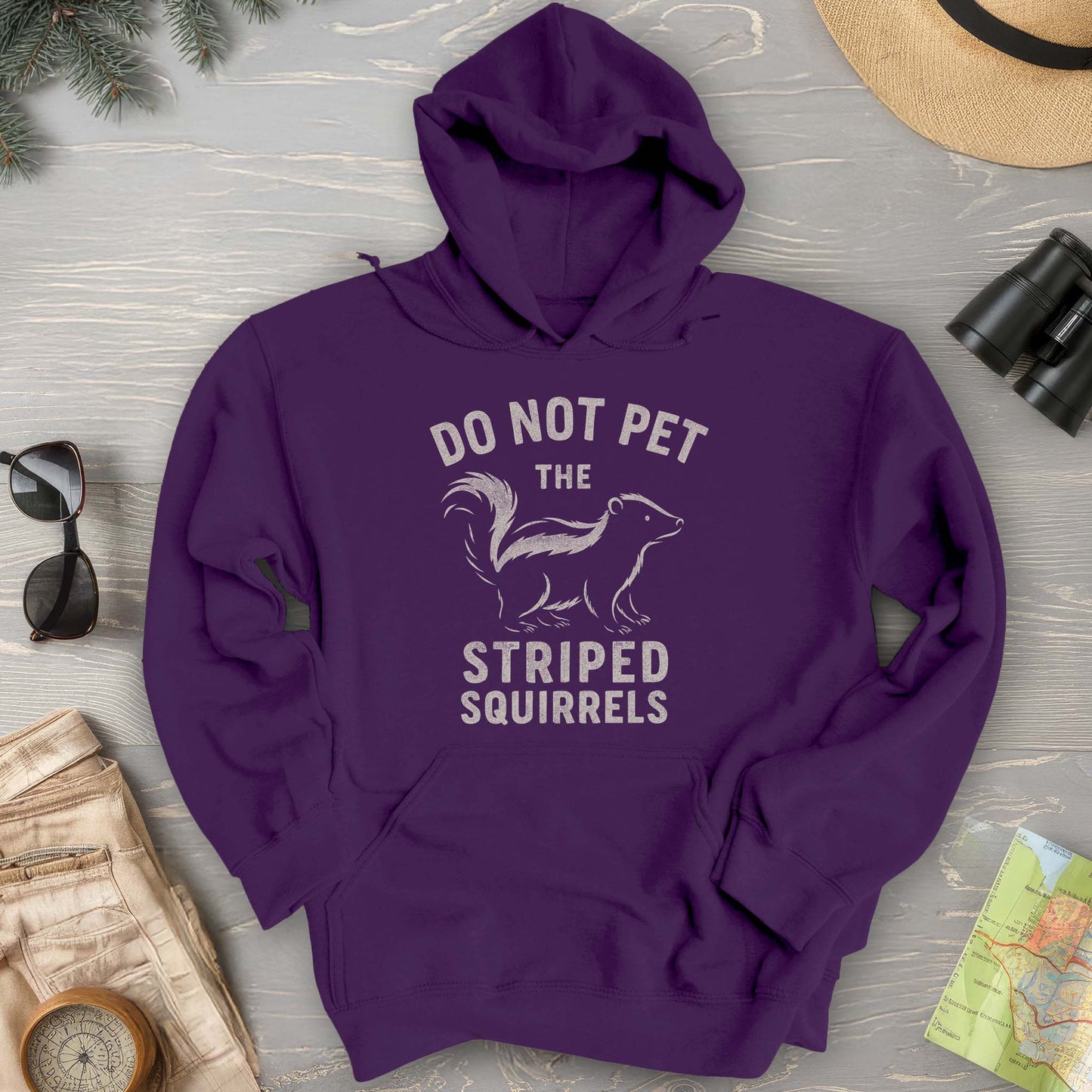 Do Not Pet the Striped Squirrels Hoodie