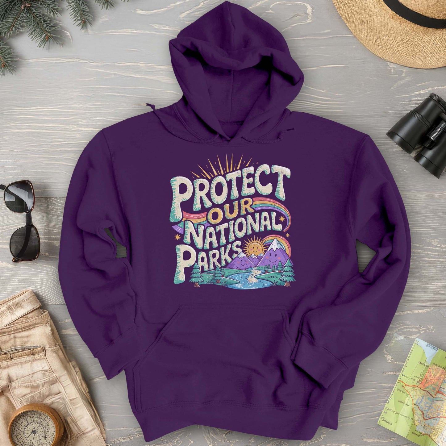 Protect our Parks "Happy Hippie" Hoodie