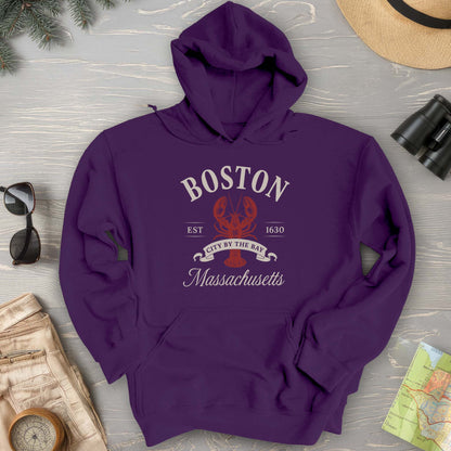 Boston City By the Bay Lobster Hoodie
