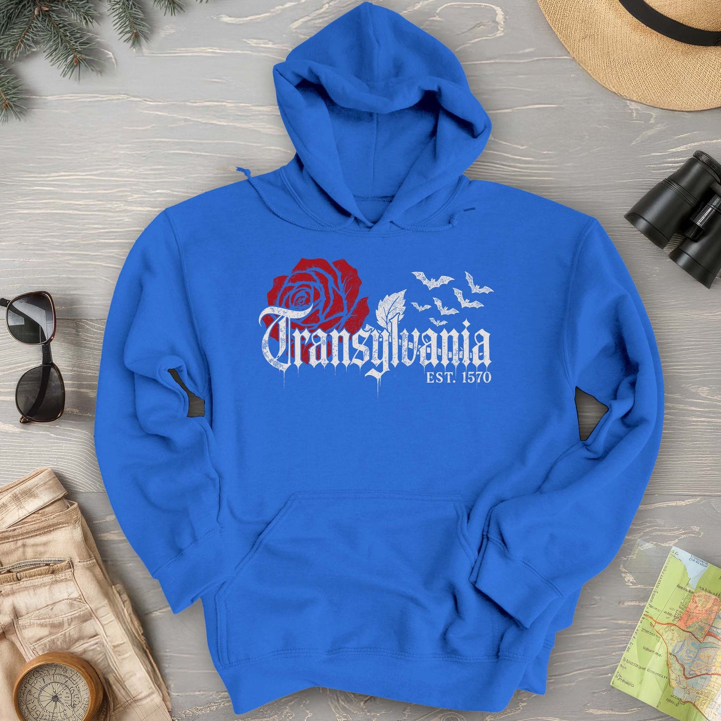 Transylvania Gothic Rose Hoodie