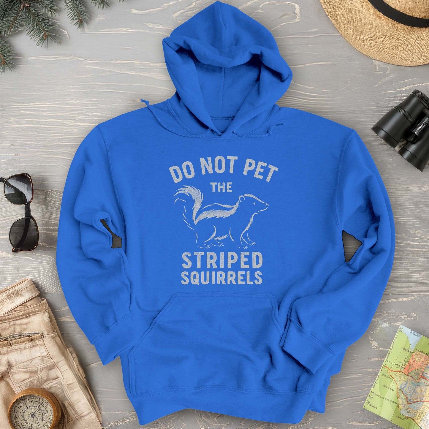 Do Not Pet the Striped Squirrels Hoodie