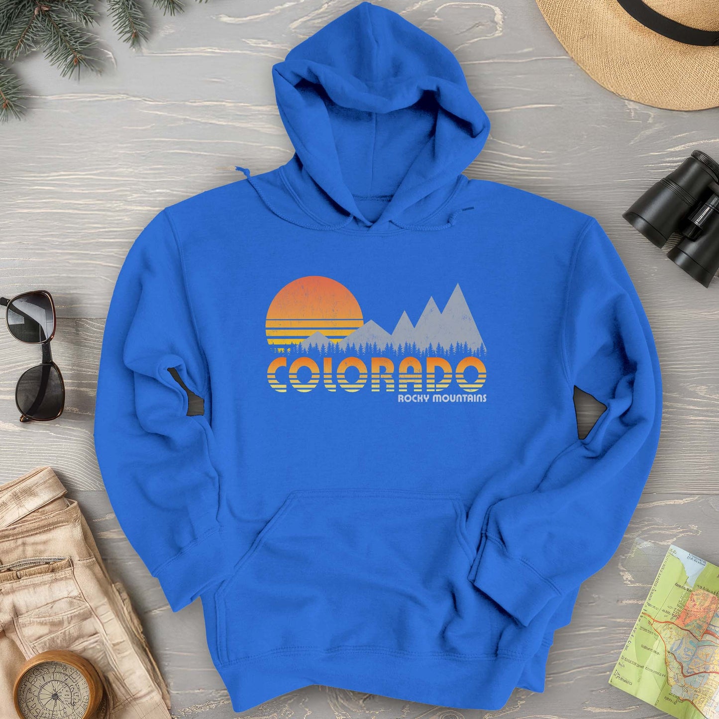 Colorado Rocky Mountains "80's Retro" Hoodie