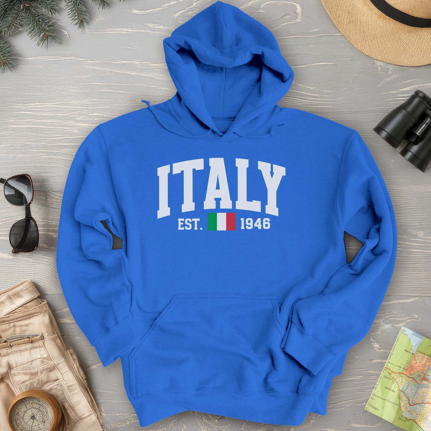Italy Varsity Flag Hoodie