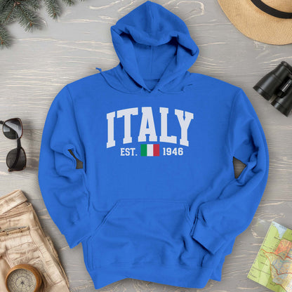 Italy Varsity Flag Hoodie