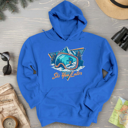 Ski You Later Retro 1980's Hoodie