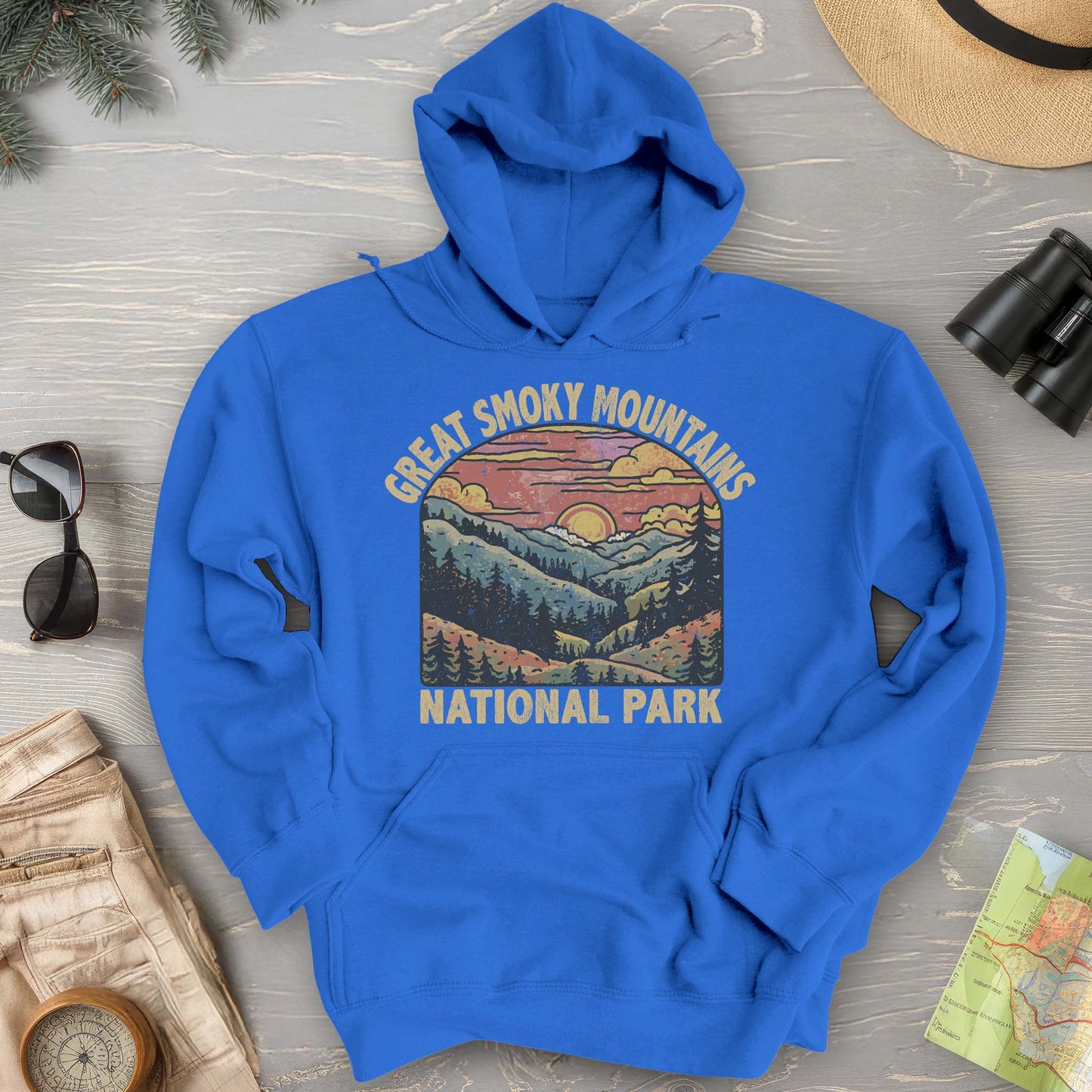 Great Smoky Mountains National Park Sunset Hoodie