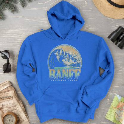 Banff National Park Groovy Screenprint Hoodie