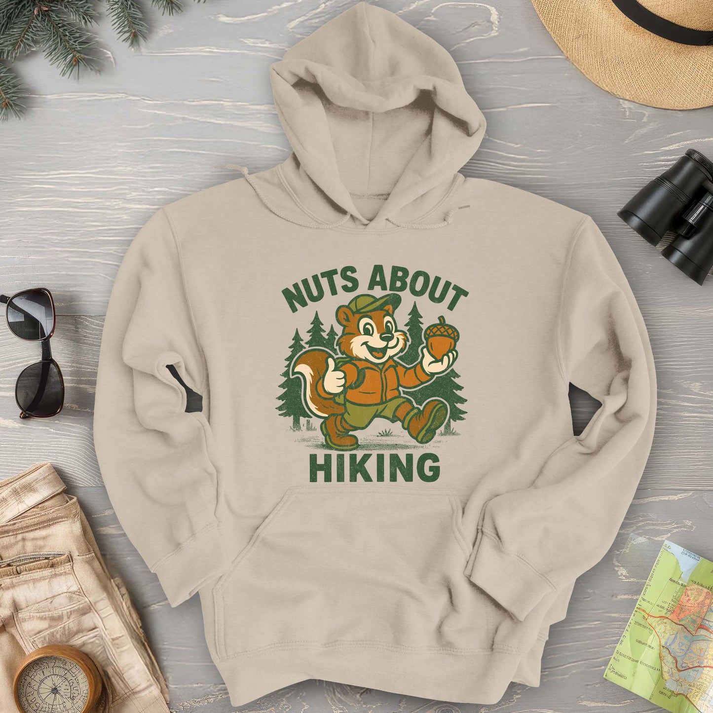 Nuts About Hiking Hoodie