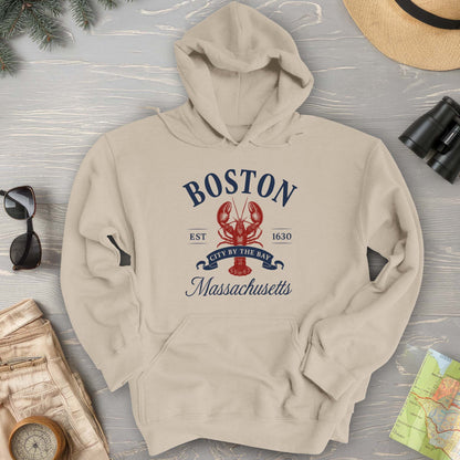 Boston City By the Bay Lobster Hoodie