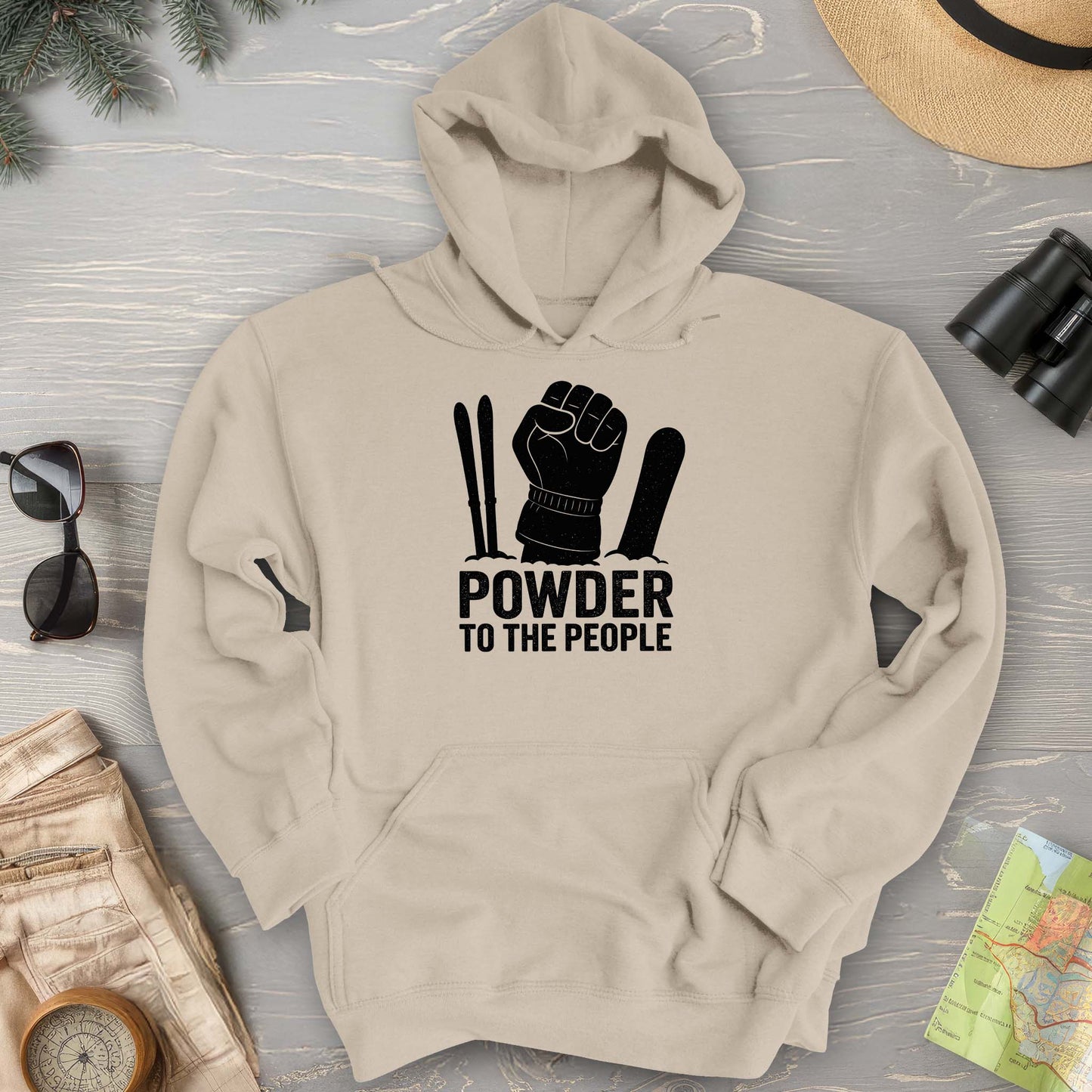 Powder to the People Hoodie