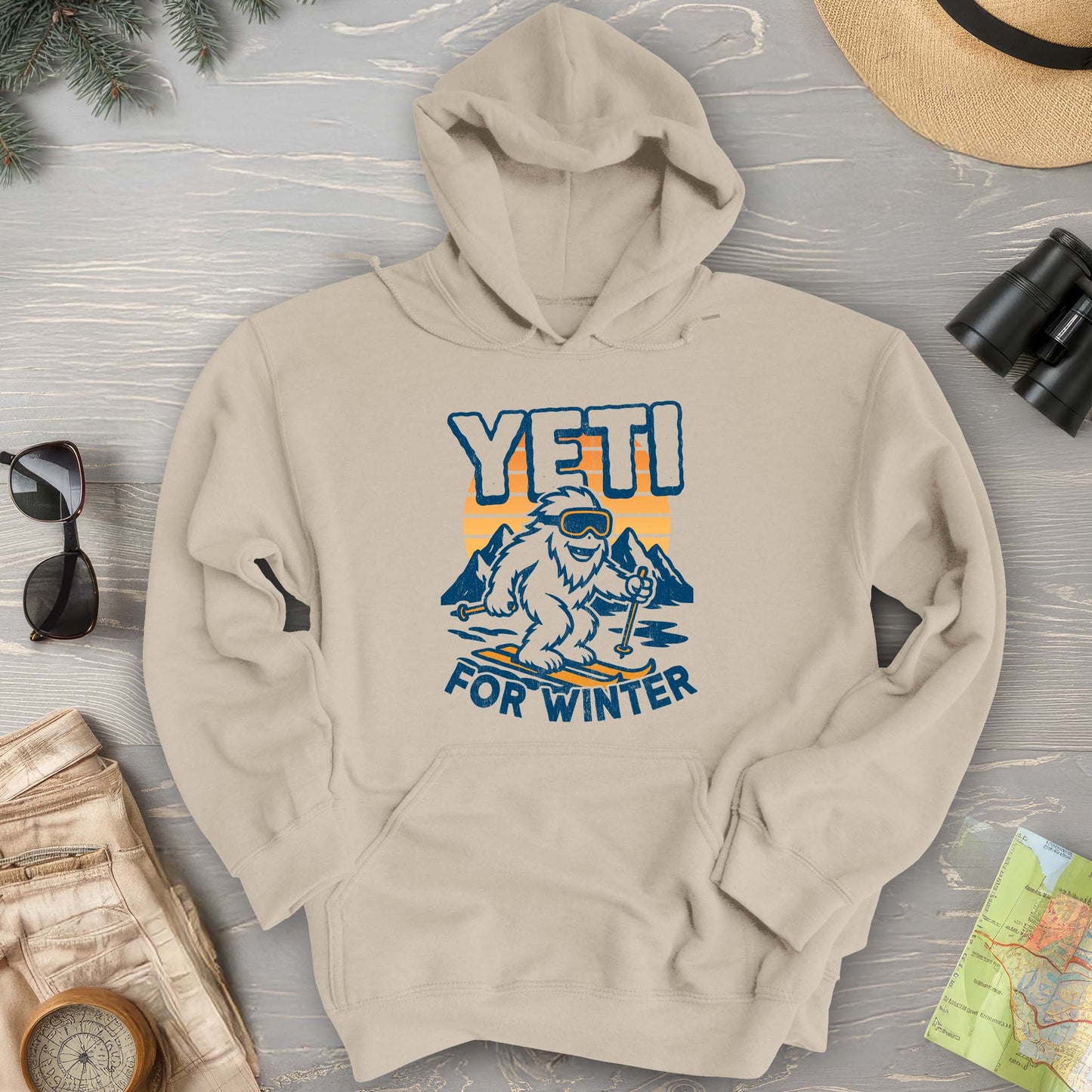Yeti for Winter Hoodie