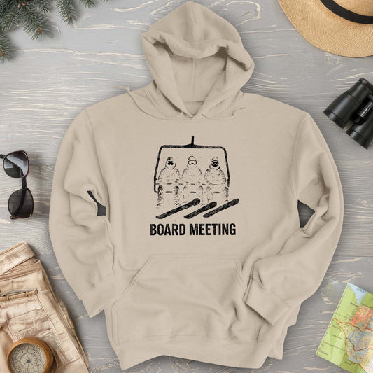 Bargain Bin Overstock! Snowboard "Board Meeting" Hoodie